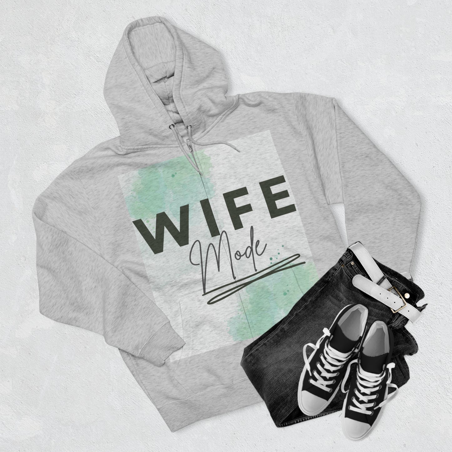 Wife mode Full Zip Hoodie