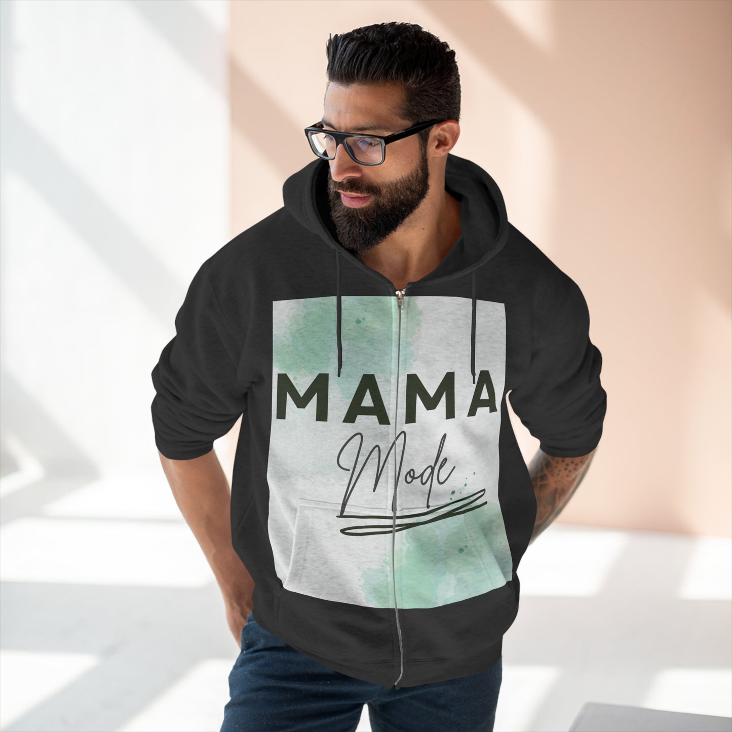 Mama mode Full Zip Hoodie