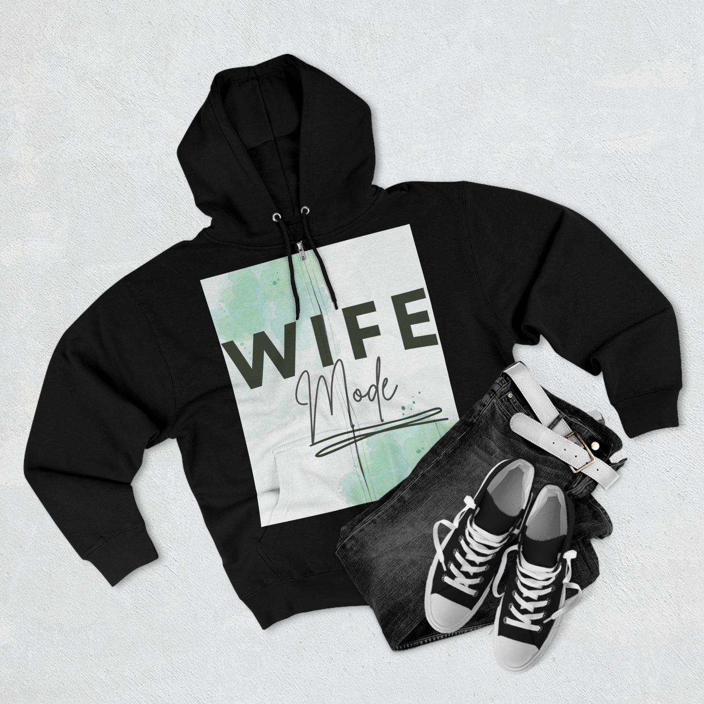 Wife mode Full Zip Hoodie