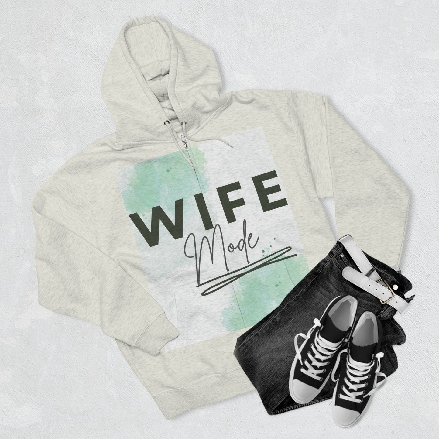 Wife mode Full Zip Hoodie