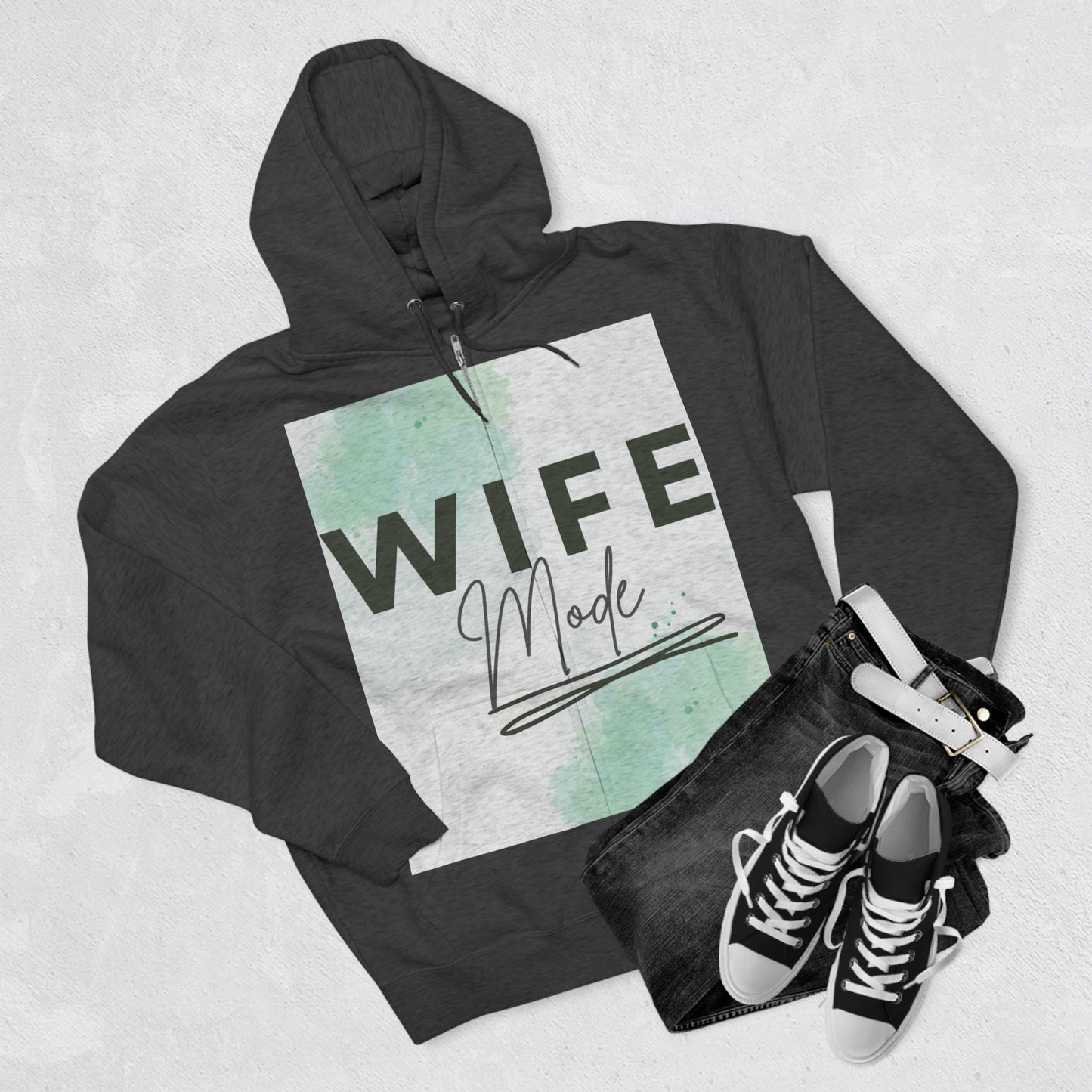 Wife mode Full Zip Hoodie