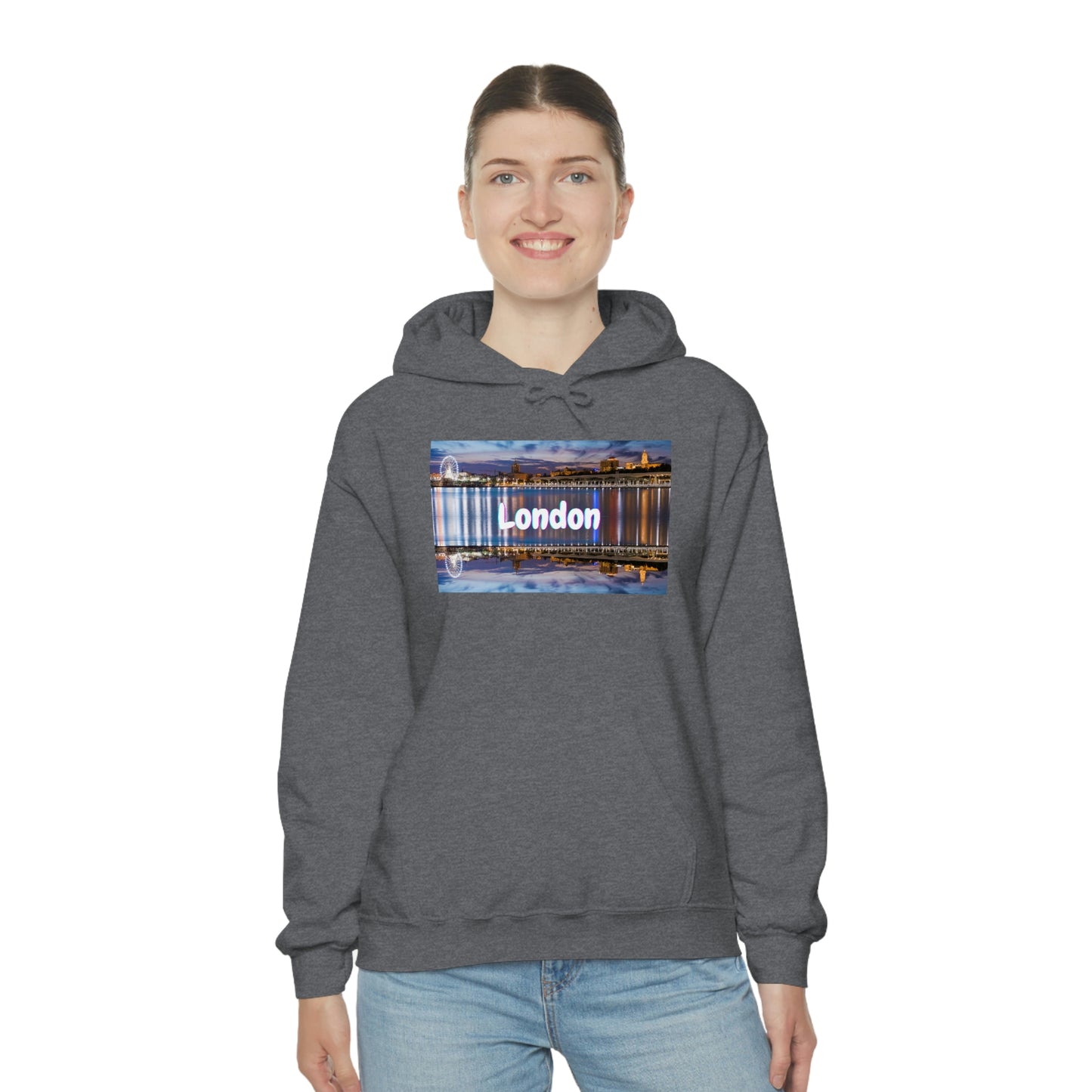 Unisex Heavy Blend™ London - Hooded Sweatshirt (Good Vibes Only)