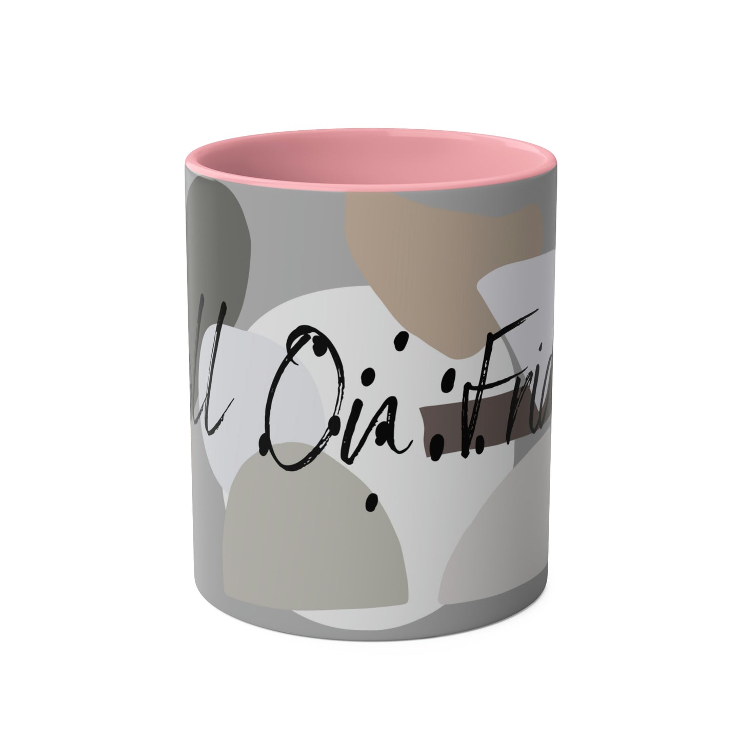 Roll on Friday Two-Tone Coffee Mugs, 11oz