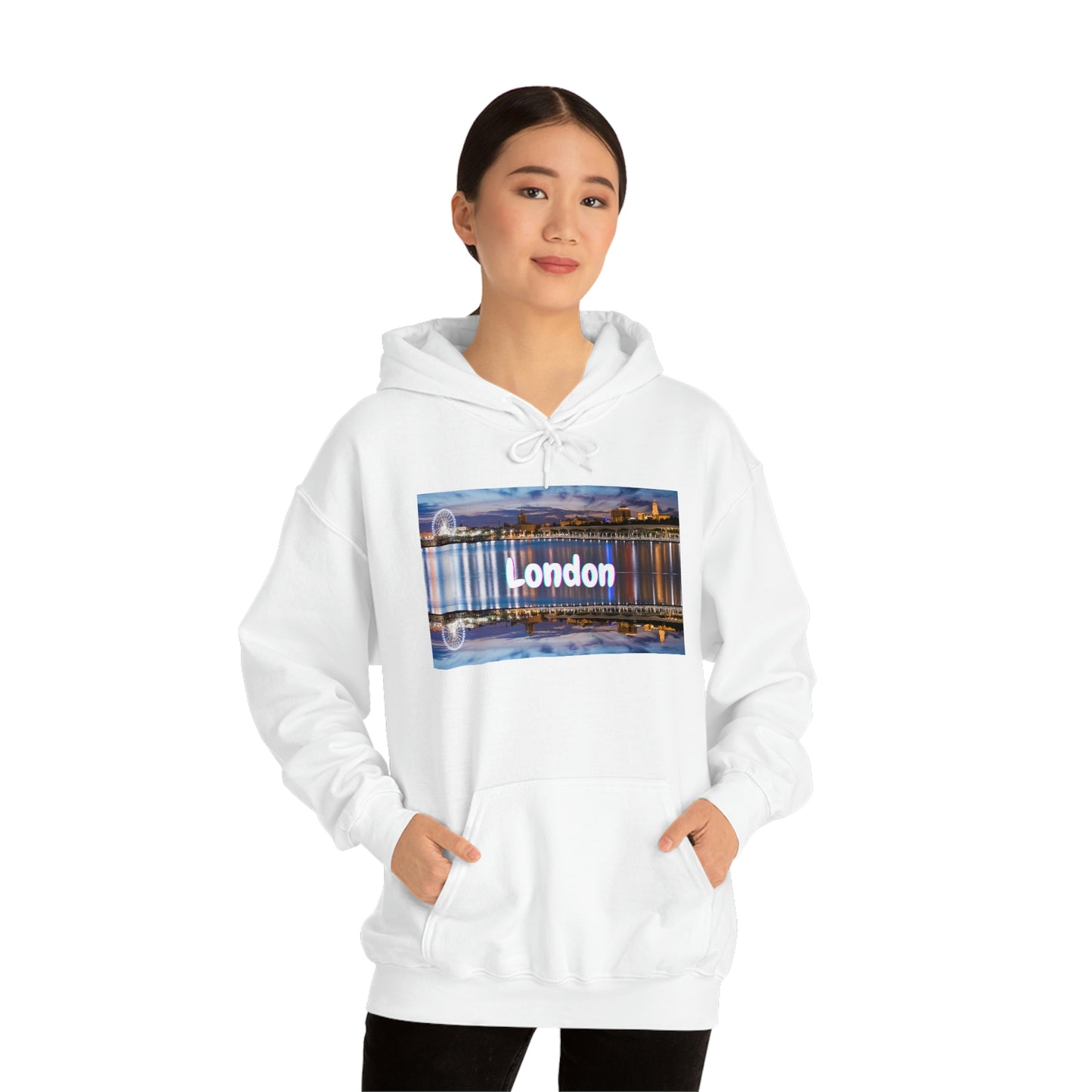 Unisex Heavy Blend™ London - Hooded Sweatshirt (Good Vibes Only)