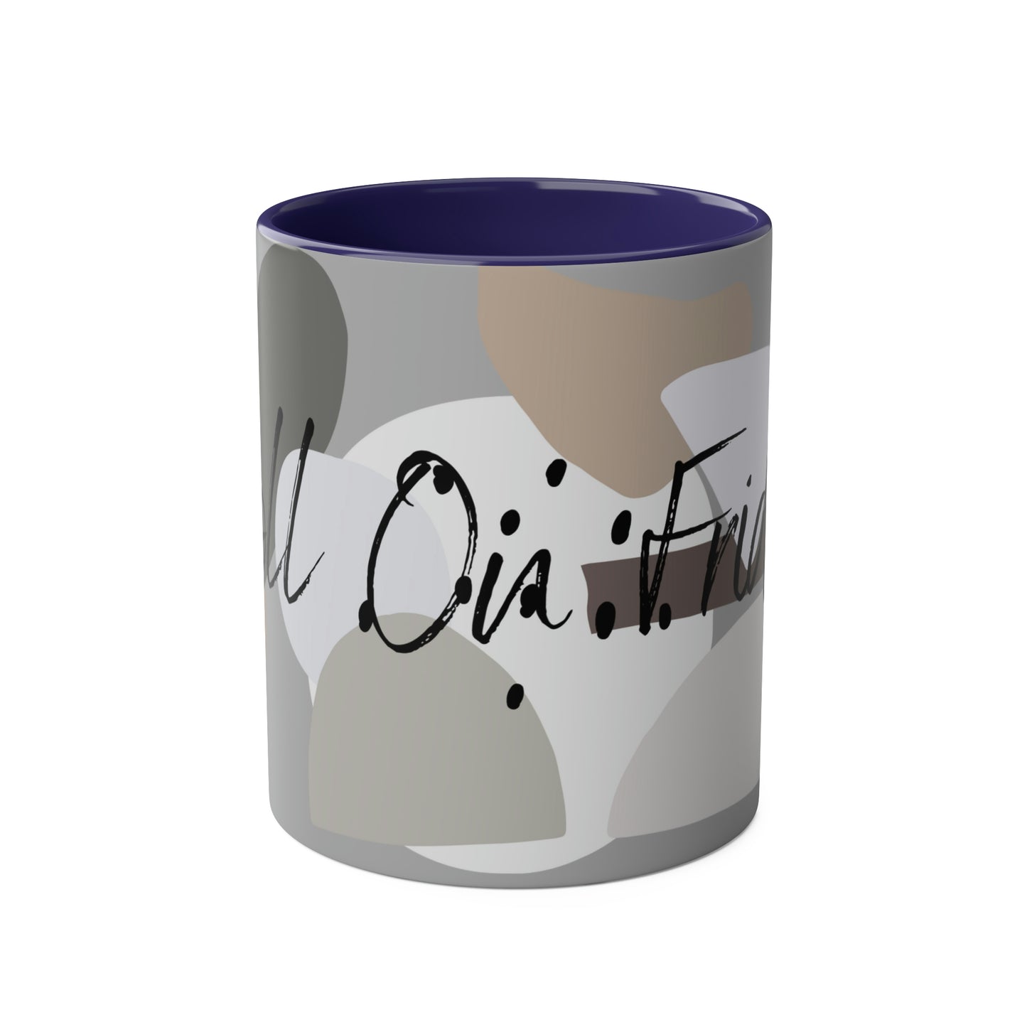 Roll on Friday Two-Tone Coffee Mugs, 11oz