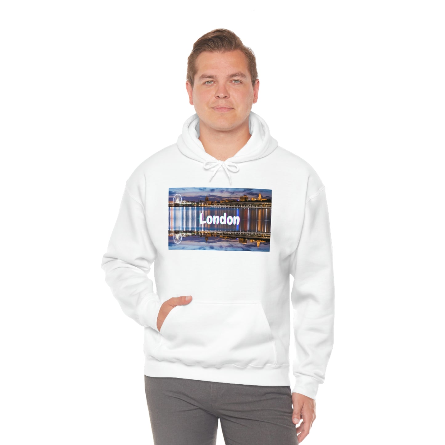 Unisex Heavy Blend™ London - Hooded Sweatshirt (Good Vibes Only)