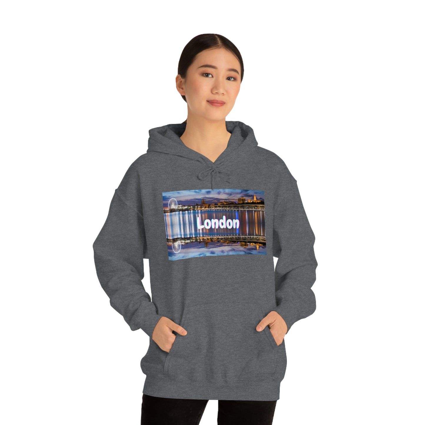 Unisex Heavy Blend™ London - Hooded Sweatshirt (Good Vibes Only)