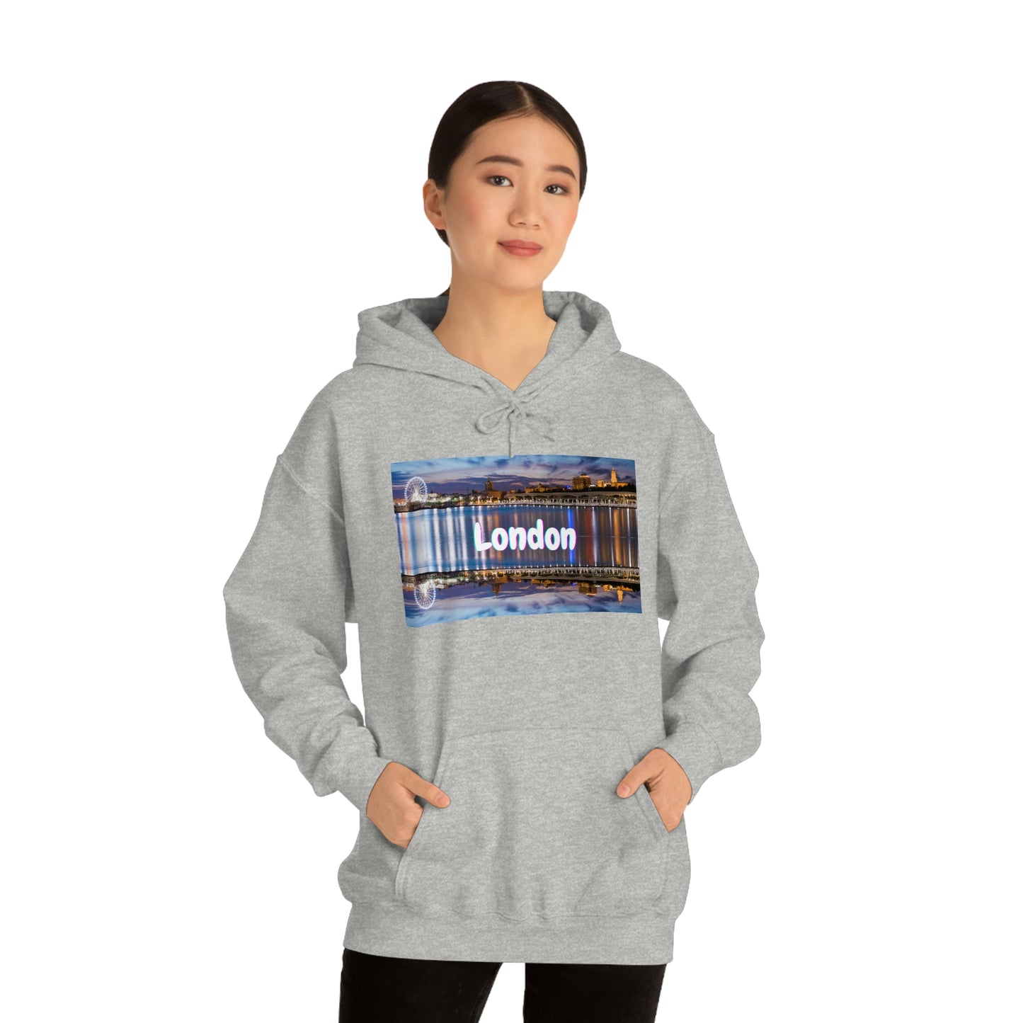 Unisex Heavy Blend™ London - Hooded Sweatshirt (Good Vibes Only)