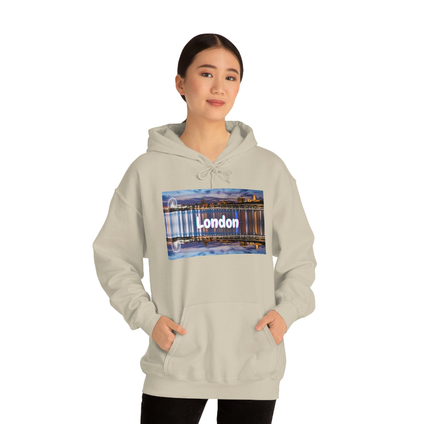 Unisex Heavy Blend™ London - Hooded Sweatshirt (Good Vibes Only)