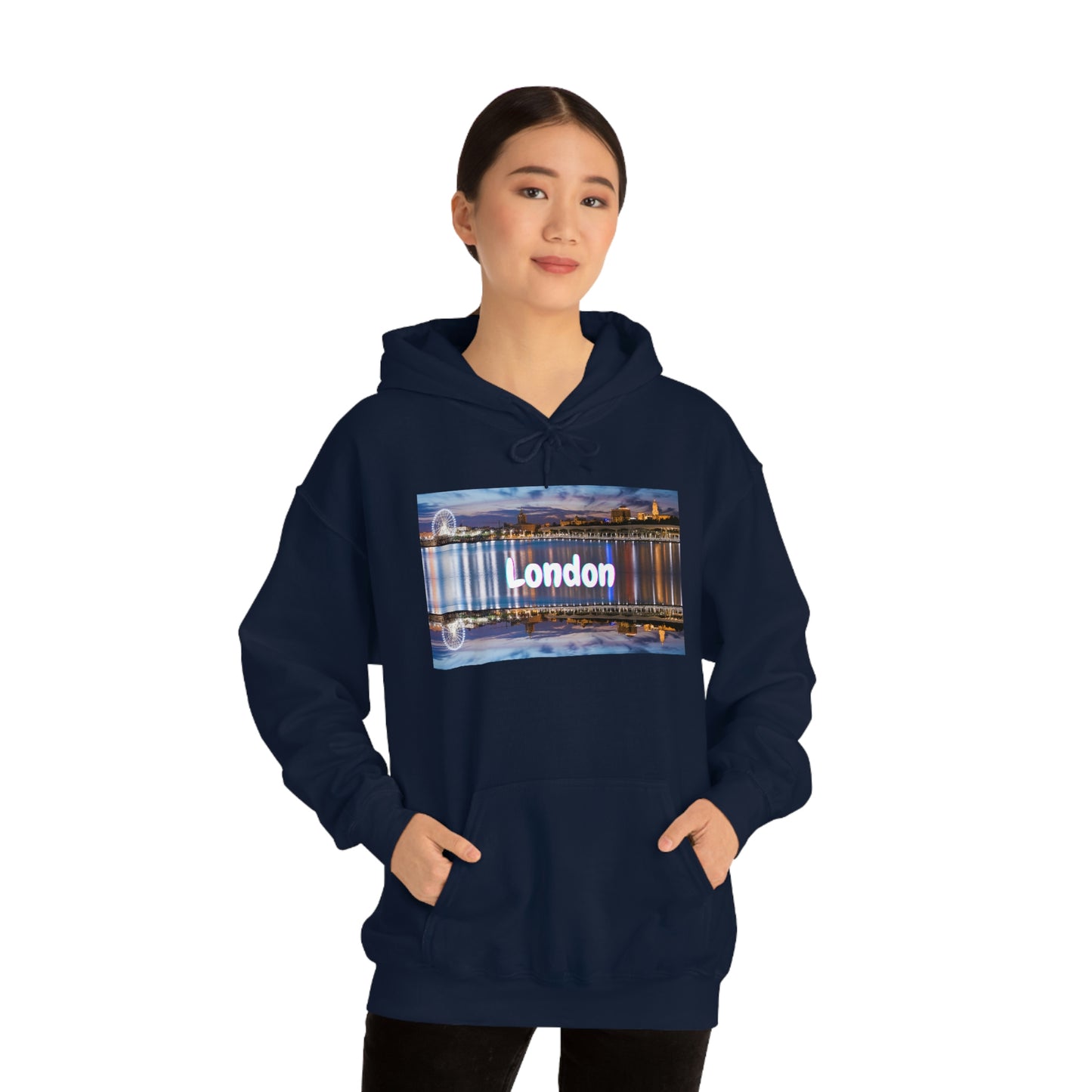 Unisex Heavy Blend™ London - Hooded Sweatshirt (Good Vibes Only)