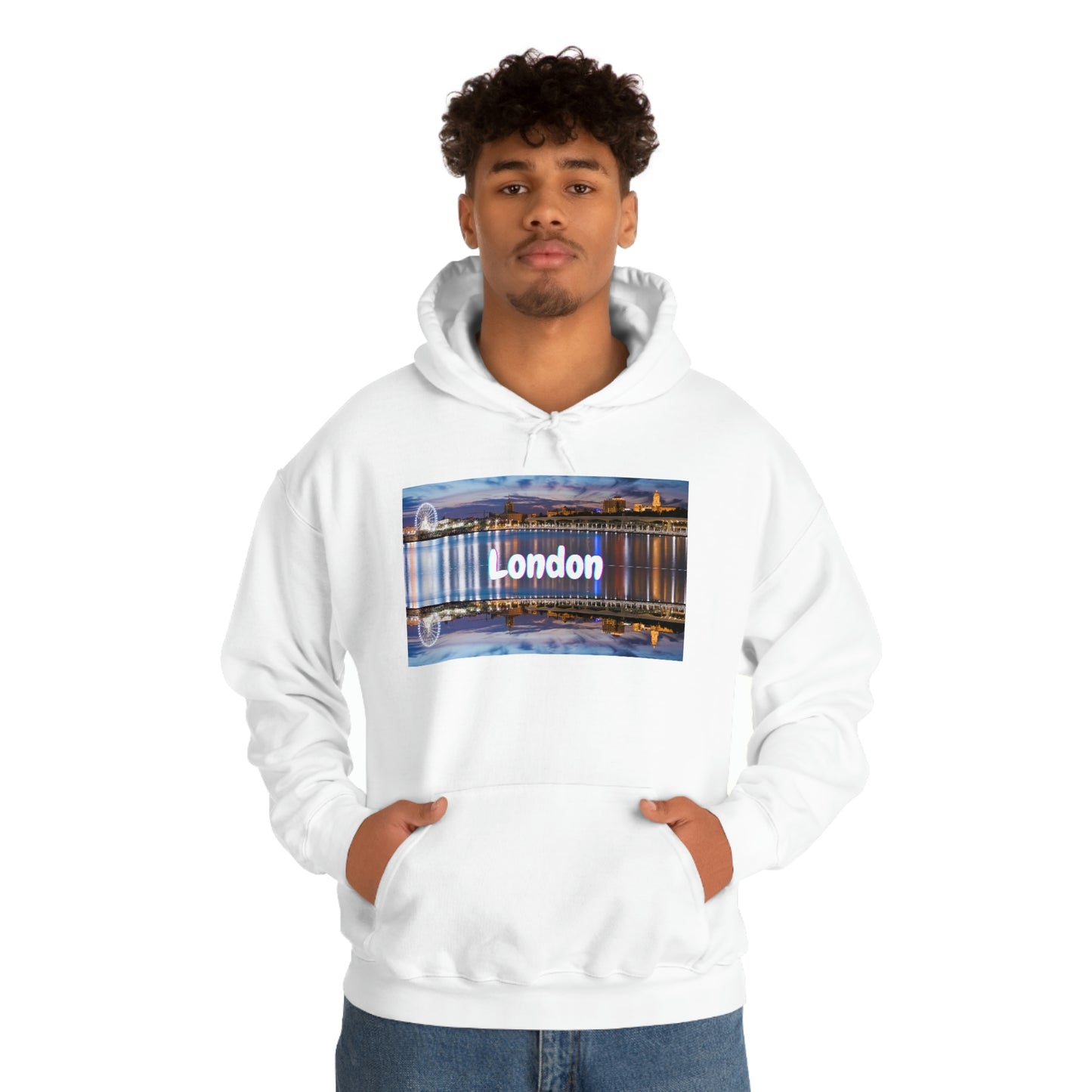 Unisex Heavy Blend™ London - Hooded Sweatshirt (Good Vibes Only)