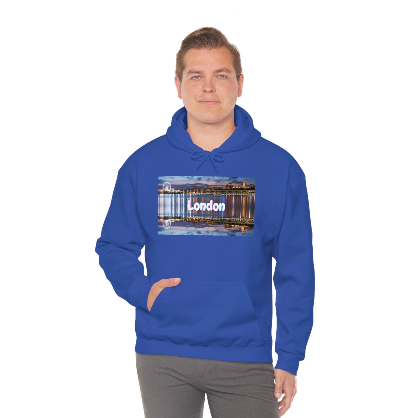 Unisex Heavy Blend™ London - Hooded Sweatshirt (Good Vibes Only)