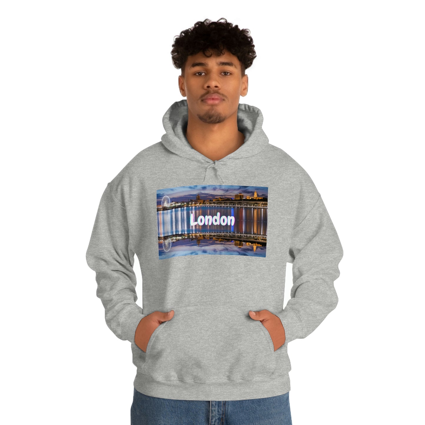 Unisex Heavy Blend™ London - Hooded Sweatshirt (Good Vibes Only)