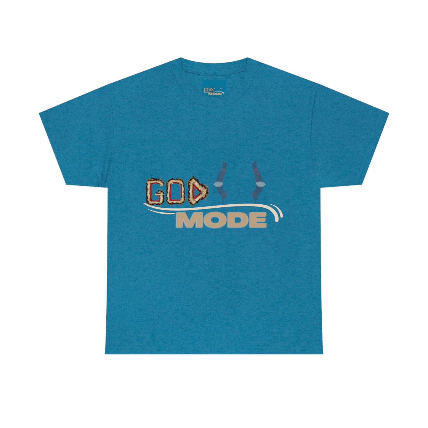 Unisex Heavy Cotton Tee - (God Mode Summer T-shirt)