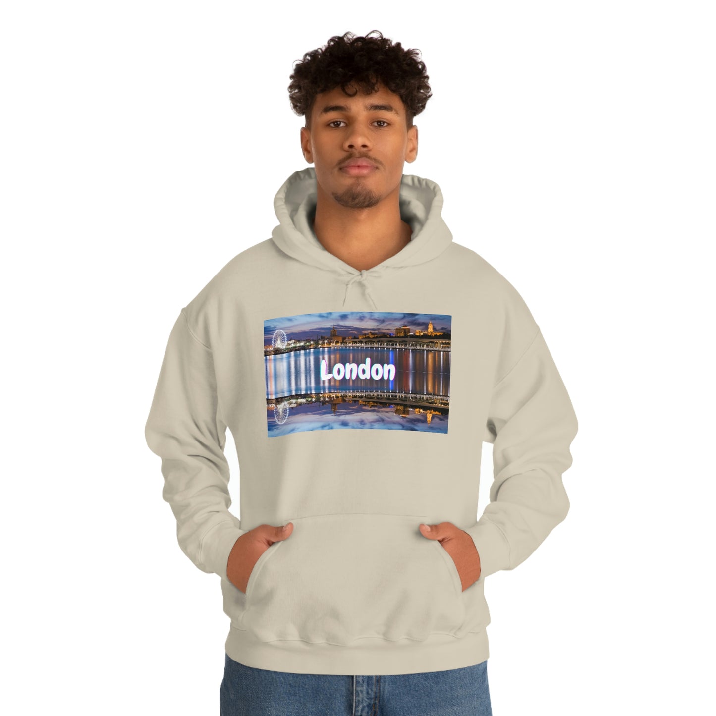 Unisex Heavy Blend™ London - Hooded Sweatshirt (Good Vibes Only)